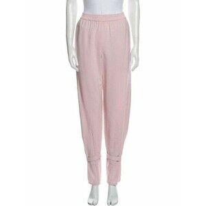NWT SALLY LAPOINTE M pink mauve track pants w/cinched legs $850 All Too Human